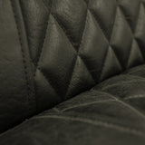 Armchair Peter Dimehouse Green LxWxH 68x62x45 Faux leather Atmospheric photo detail