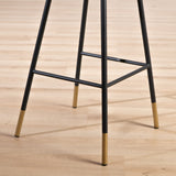 Velvet bar stool Mikky pink 65-78 cm, 46 cm wide