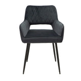Velvet dining room chair Mika anthracite - image 6