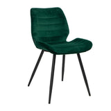 Velvet dining room chair Toby dark green - image 5