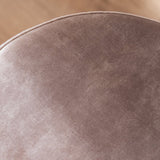 Velvet pouffe Beau taupe
