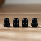 Floor protector - Carpet M - round black 14-19 Zwart