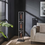 Floor lamp Hilda DH Interior Black LxWxH 162x38x29 Metal Atmospheric photo diagonal front view
