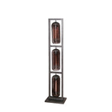 Floor lamp Hilda DH Interior Black LxWxH 162x38x29 Metal White photo diagonal front view